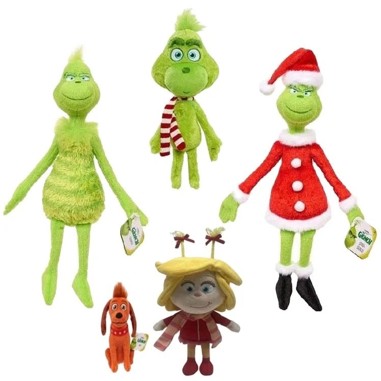 Y&D Stuffed Toy Cheap Price 12" Christmas Green Monster Doll Maker Elf Kids Funny New Year Gifts Grinch Plush - Image 2