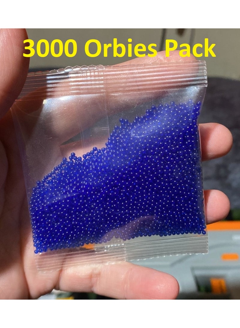 Pack of 3000 Usable Soil Water Beads, Jelly Mud, Magic Crystal Balls Orbeez 
