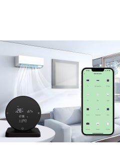 SYOSI Smart WiFi Indoor Thermometer Hygrometer Temperature Humidity Sensor with IR Remote Control LCD Display Remote Monitoring Compatible with Tuya App Remote Control and Alexa Google Assistant  - Image 5