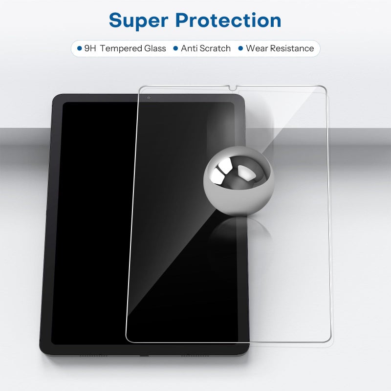 SPARIN Screen Protector for Samsung Galaxy Tab S6 Lite 10.4 Inch(2024/2022/2020), 3 Pack 9H Hardness Tempered Glass with S Pen Compatible, Scratch Resistant, Case Friendly - Image 5