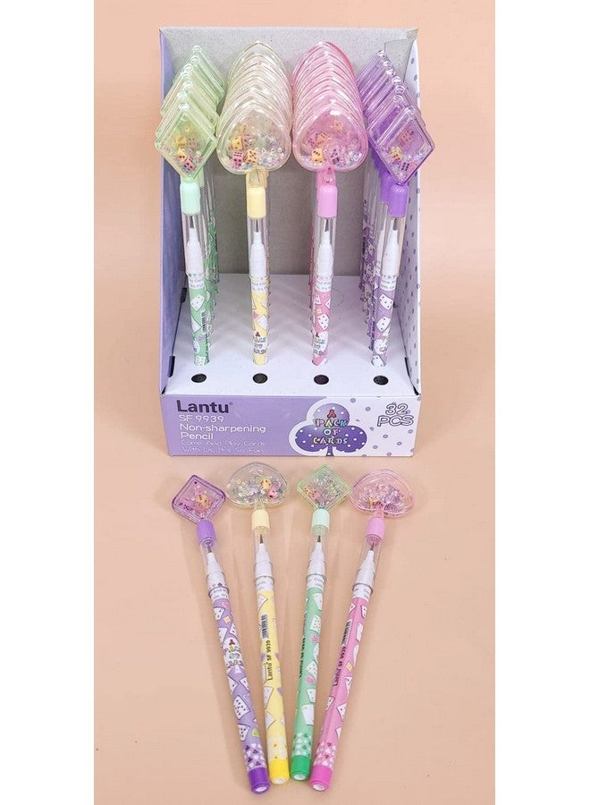 Tera13 TERA 13 Birthday Gifts For Kids Pencil For Girls (6 Pcs) Dice Pencil For Girls,Writing Pencil For Kids,Pencil For School,Stationery Items Pencil Kanjak Gifts, Multicolor - Image 4