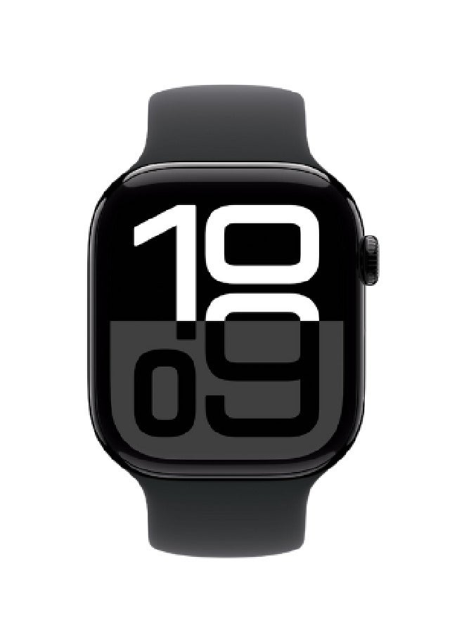 W&O X10 Series 10 Wearfit Pro Smart Watch 2.2 Inch SUPER AMOLED Screen Unlock AI Chat GPT GPS NFC Bluetooth V5 Call Wireless Charger - Black  - Image 1