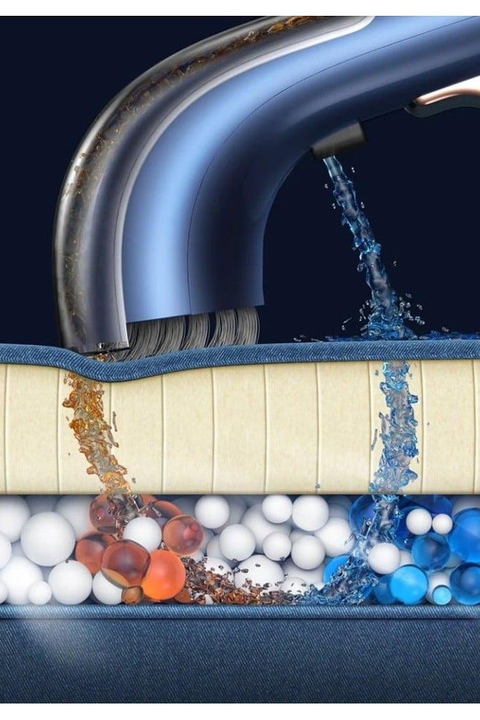 دينكس مكنسة كهربائية ذكية متعددة الاستخدامات لتنظيف وغسل السجاد، الأرائك، الستائر، وإزالة البقع العنيدة من الأثاث والمفروشات - Image 5