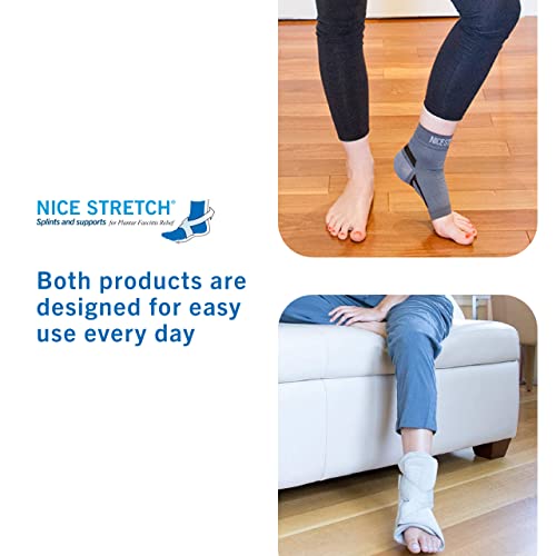 Brownmed - Nice Stretch Total Solution Plantar Fasciitis Relief Kit - Includes Plantar Fasciitis Sock & Night Splint - Foot Compression Sleeve for Heel, Ankle & Arch Support - Small/Medium - Image 4