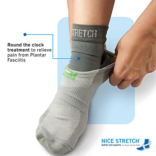 Brownmed - Nice Stretch Total Solution Plantar Fasciitis Relief Kit - Includes Plantar Fasciitis Sock & Night Splint - Foot Compression Sleeve for Heel, Ankle & Arch Support - Small/Medium - Image 2