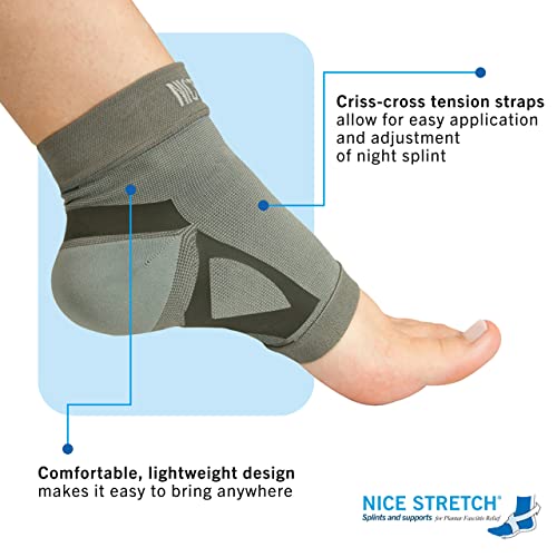 Brownmed - Nice Stretch Total Solution Plantar Fasciitis Relief Kit - Includes Plantar Fasciitis Sock & Night Splint - Foot Compression Sleeve for Heel, Ankle & Arch Support - Small/Medium - Image 5
