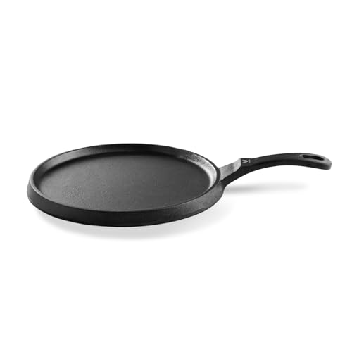 VAYA HauteChef Pre-Seasoned Cast Iron Omelette/Egg Pan, 24 cm, Naturally Non-Stick, 100% Pure, Premium & Toxin-Free, Induction-Base Suitable for All Stovetops, Ideal for Pancakes, Dosa & Pizza - Image 1