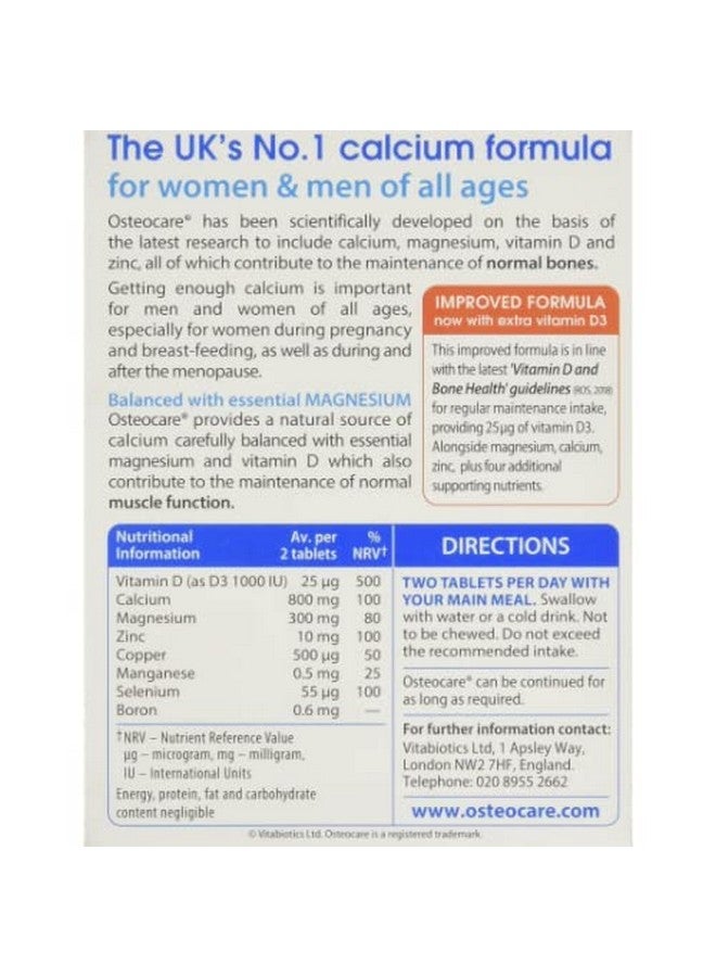 Osteocare Original Bone Health Formula, 0.187 kg - Image 3