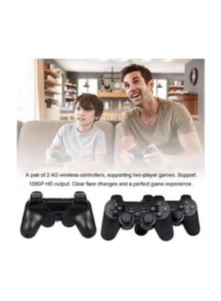 Integrated retro 4K game console with dual 2.4G wireless controllers, plug-and-play video game stick, built-in 20000 games, 9 classic emulators, high-definition HDMI output for TV - Image 2