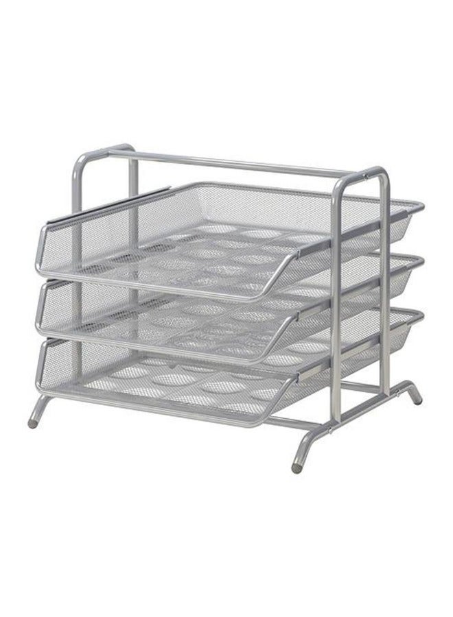 DOKUMENT tray for mail silver
