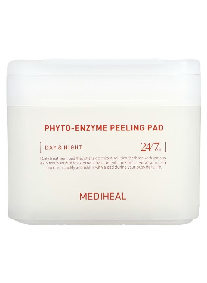 MEDIHEAL, Phyto-Enzyme Peeling Pad, Day & Night, 90 Pads, 6.76 fl oz (200 ml) - Image 1