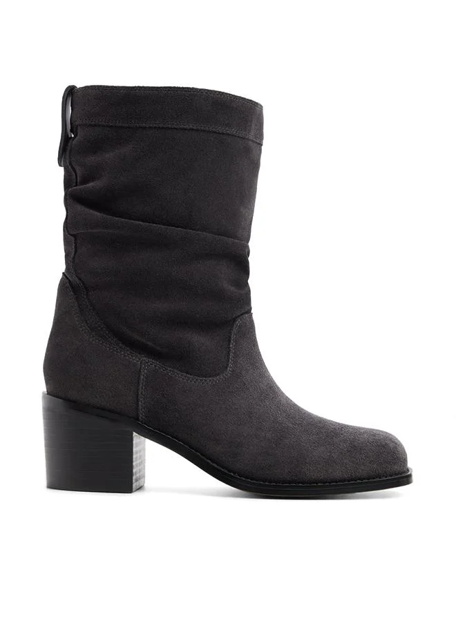 Haverly Ladies Grey Ankle Boots