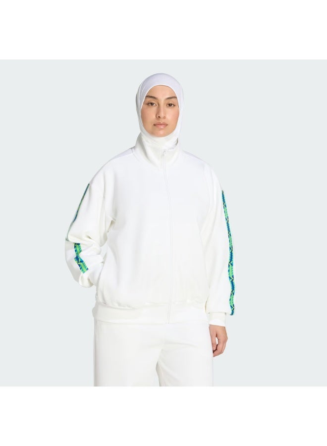 adidas Soft Lux Loose Full-Zip - Image 1