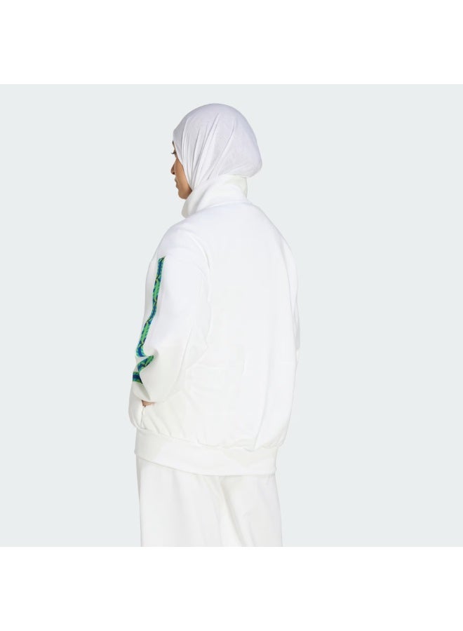 adidas Soft Lux Loose Full-Zip - Image 4