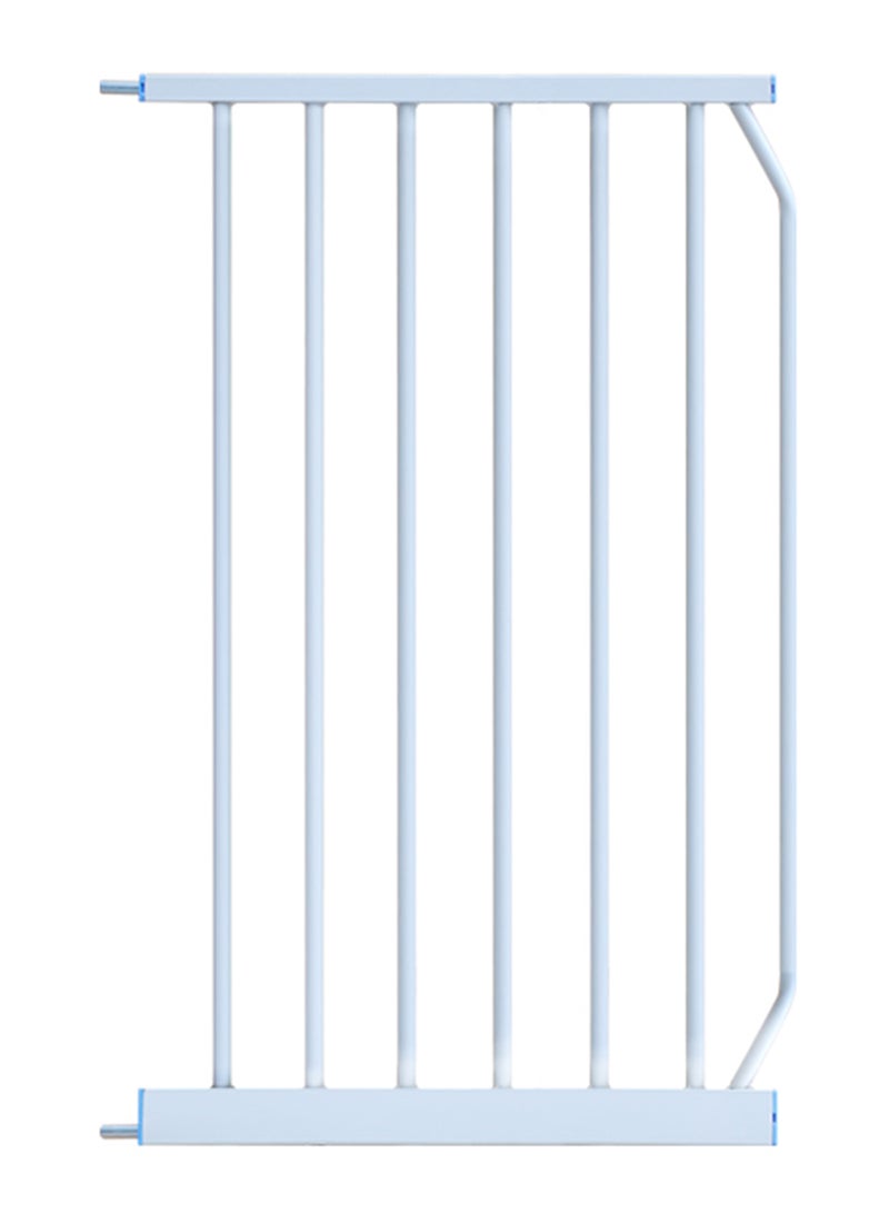 BabySafe بوابة أمان معدنية للأطفال مع امتداد 45 سم - أبيض - Image 3