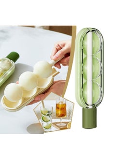 CMGTYYD Silicone Popsicle Mold, Homemade Popsicle Mold with Lid, Reusable Popsicle Mold (for Homemade Flavored Popsicles), Easy-Off Ice Maker, DIY Ice Cream Mold (Green)  - Image 3