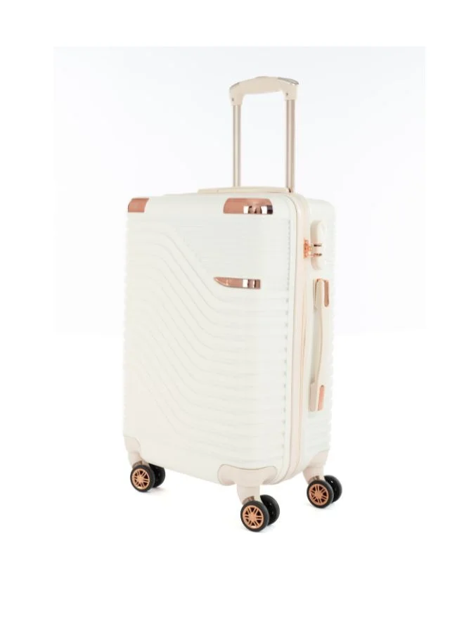 LIMRA A travel bag set consisting of 5 luggage bags beige color, size 32"/28"/24"/20"/12 inches