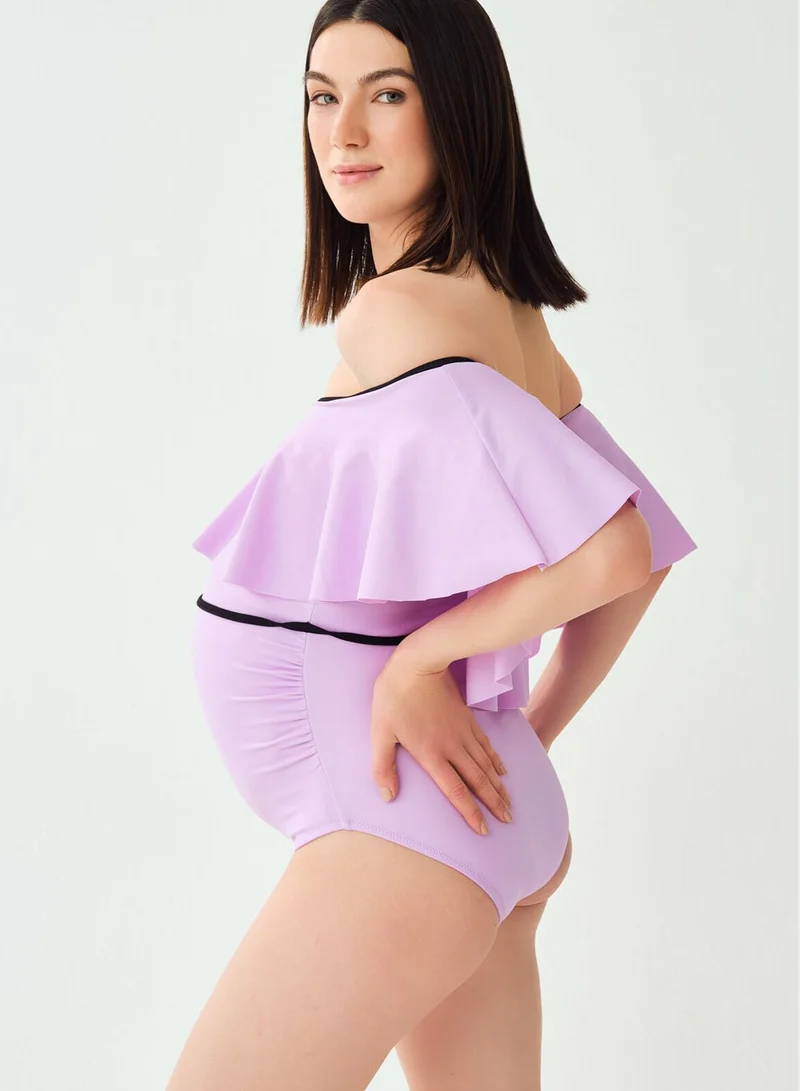 dagi Halter Neck High Leg Swimsuit