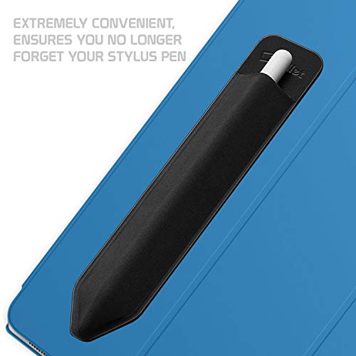 cellet Stylus Pen Holder Elastic Pocket Sleeve 3M Adhesive Sticky Back Compatible with Apple iPad, iPad mini, iPad Air, iPad Pro, Tablets and More (2-Pack Stylus Holder) - Image 3