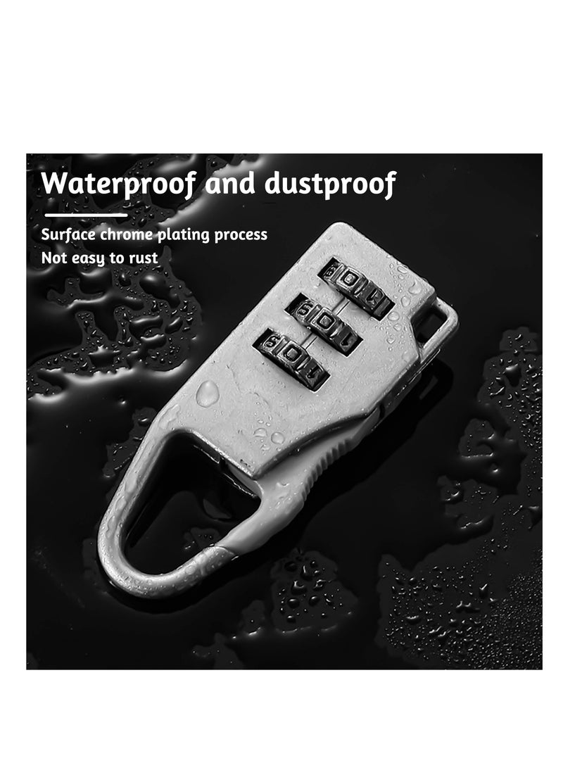 SOLARAE Luggage Locks, Password Travel Lock 3 Digit Sliding Colour Combination Padlocks for Travel Bag Suitcases Backpacks Storage Cabinets (6 Colors) - Image 3