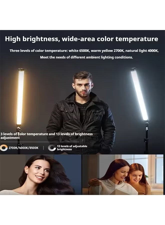 نيوير مصباح فيديو محمول باليد NEEWER SL50 RGB Fill Light مصباح تصوير فوتوغرافي عصا إضاءة مغناطيسية محمولة لالتقاط صور السيلفي والتصوير المباشر والتدوين - Image 4