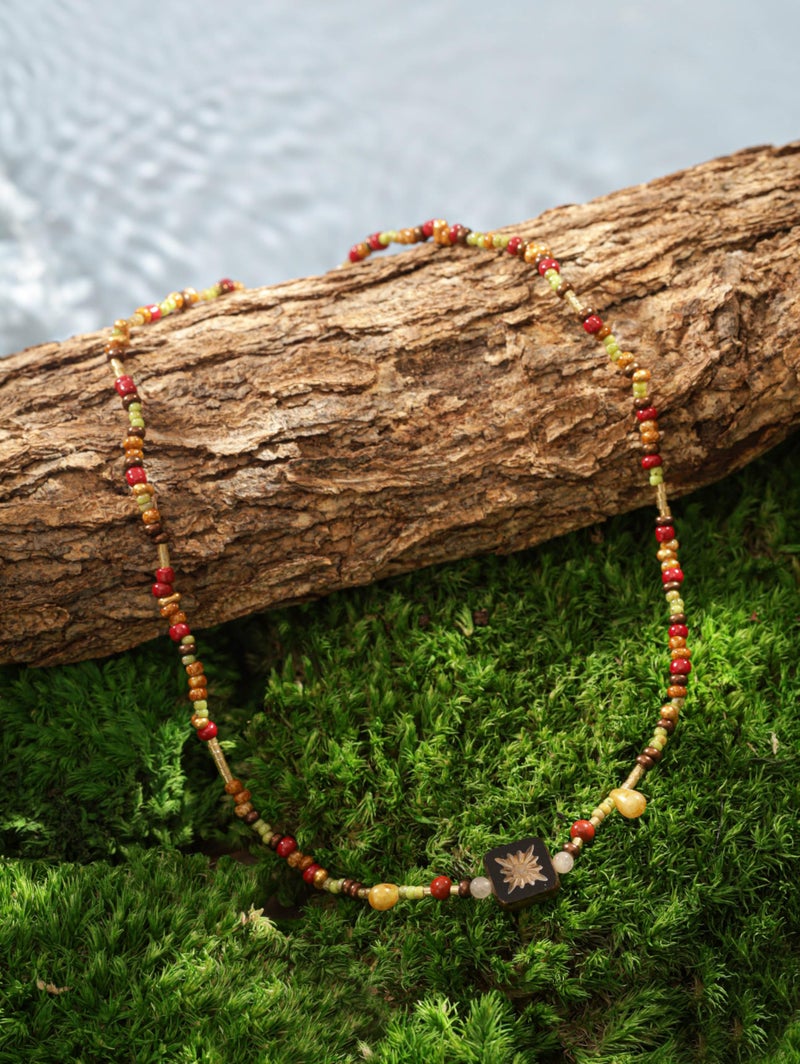 MINACHI Colorful Beaded Choker Necklace, Vintage Style, Simple Minimalist Jewelry for Women - Image 5