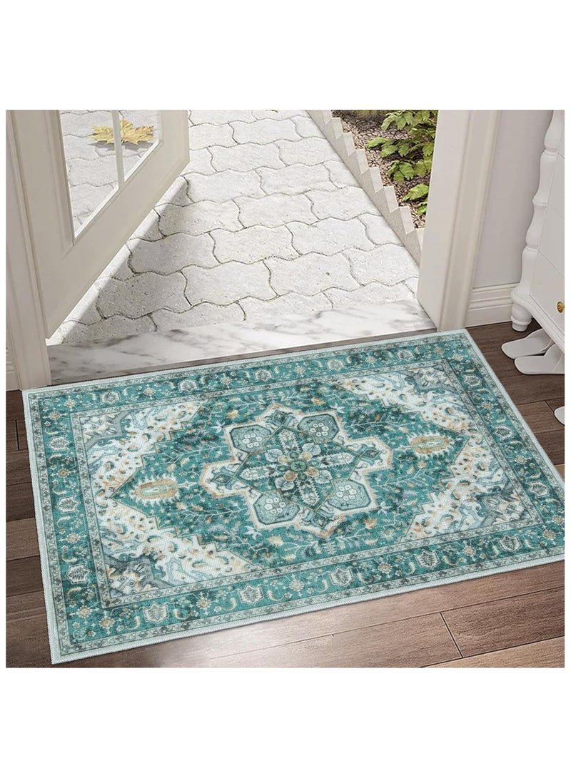 آنا سجادة مدخل منزلية مقاومة للانزلاق وسريعة الامتصاص مصنوعة من المخمل الكريستالي - Image 5