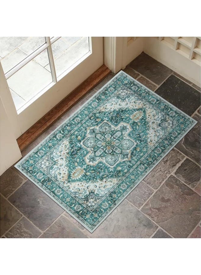 آنا سجادة مدخل منزلية مقاومة للانزلاق وسريعة الامتصاص مصنوعة من المخمل الكريستالي - Image 1