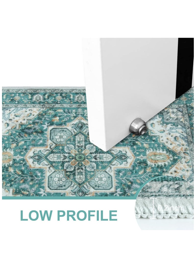 آنا سجادة مدخل منزلية مقاومة للانزلاق وسريعة الامتصاص مصنوعة من المخمل الكريستالي - Image 4