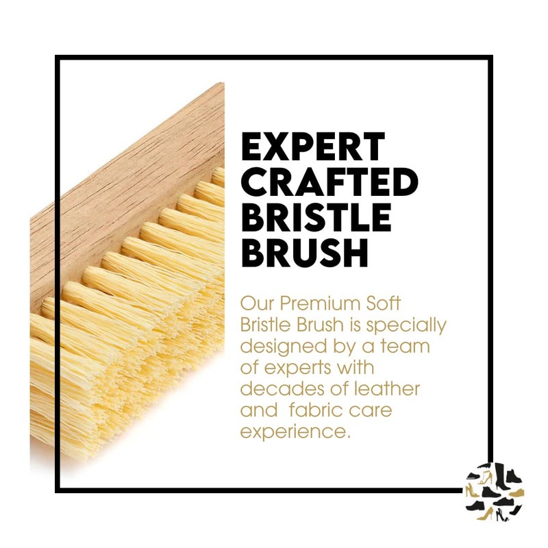 Shoe Clinic Soft Bristle Brush â€“ Cleaning Brush â€“ Hand Brush â€“ Deep Cleans and Easily Lifts Dirt from All Types of Footwear - Image 2