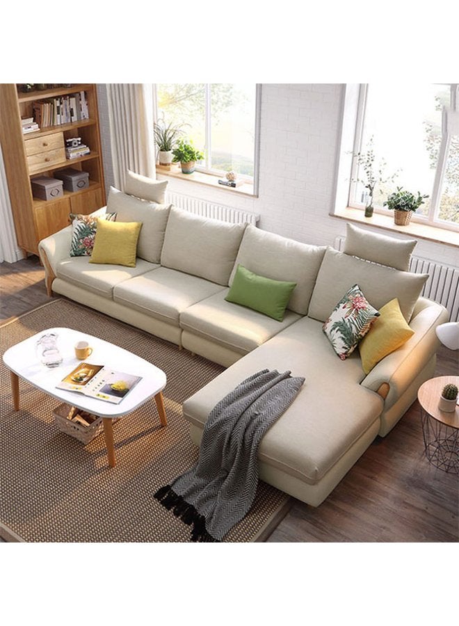 Sofa – Beige Wood