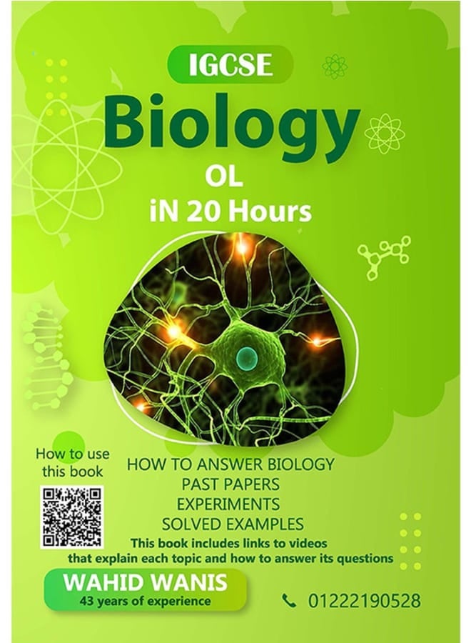 (Hard Copy) IG-Cambridge Biology O.L In 20 Hours 2025 Dr. Wahid Wanis