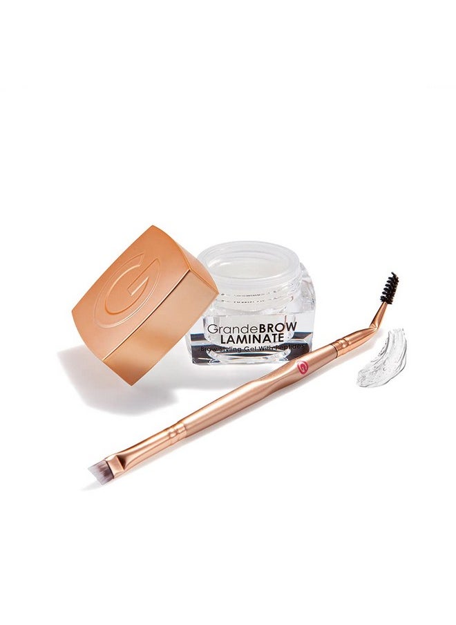 Grande Cosmetics Grande Cosmetics Brow Lamination Gel | DIY Eyebrow Lamination | Shapes, Sculpts & Sets With 12-Hour Hold | Conditions & Nourishes For Healthier Looking Brows  - Image 1