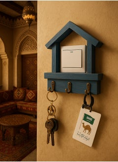 B NEW Wood Wall Switch Frame with Key & Watch Organizer, Minimalist Home Decor  for Keys, Watches, Bracelets, Necklaces, and Accessories ﻿  - Image 3