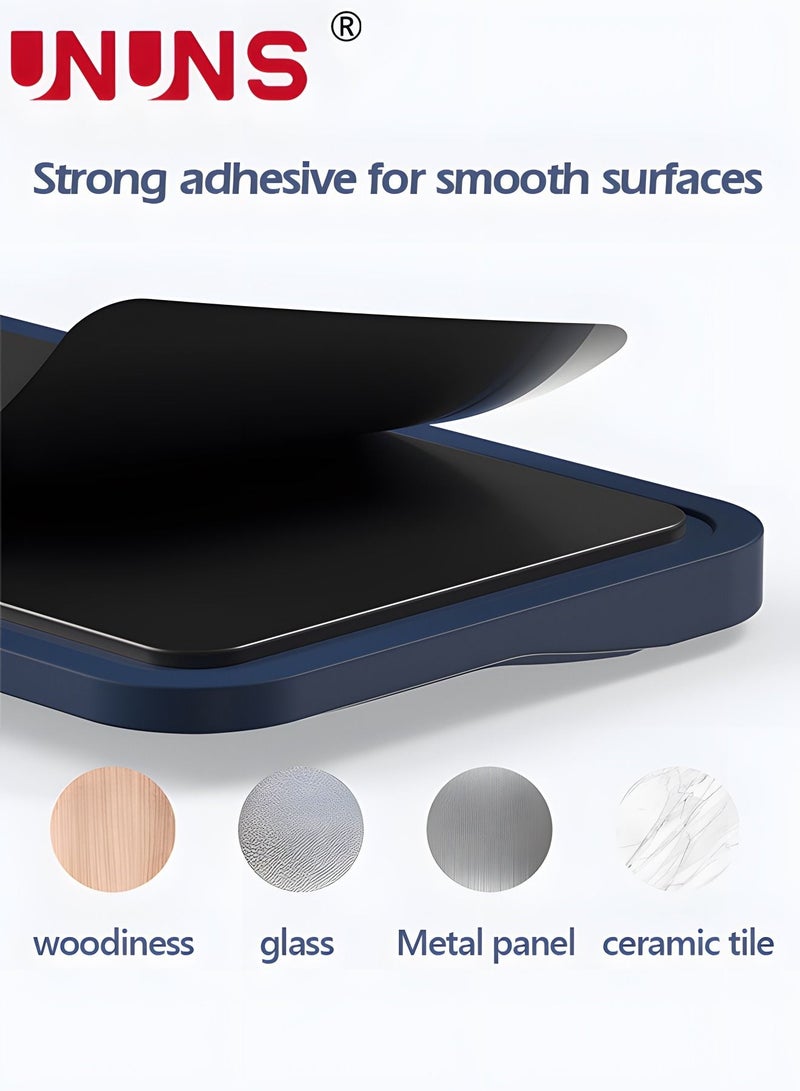 يو إن يو إن أس Cable Management Clips,Magnetic Holder With 5 Clips,Desktop Multipurpose Cord Keeper,For USB Cables,Micro Cables,Sticks To Wood,Marble,Metal,Glass,Blue - Image 4