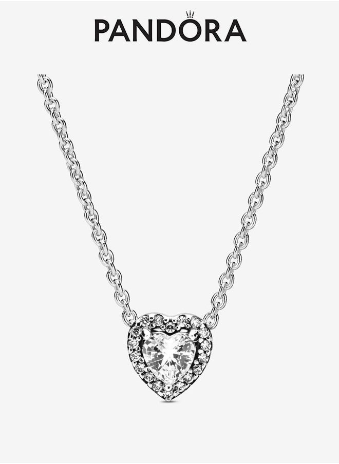 Pandora Violet PANDORA Sparkling Pendant Silver Necklace  - Image 1