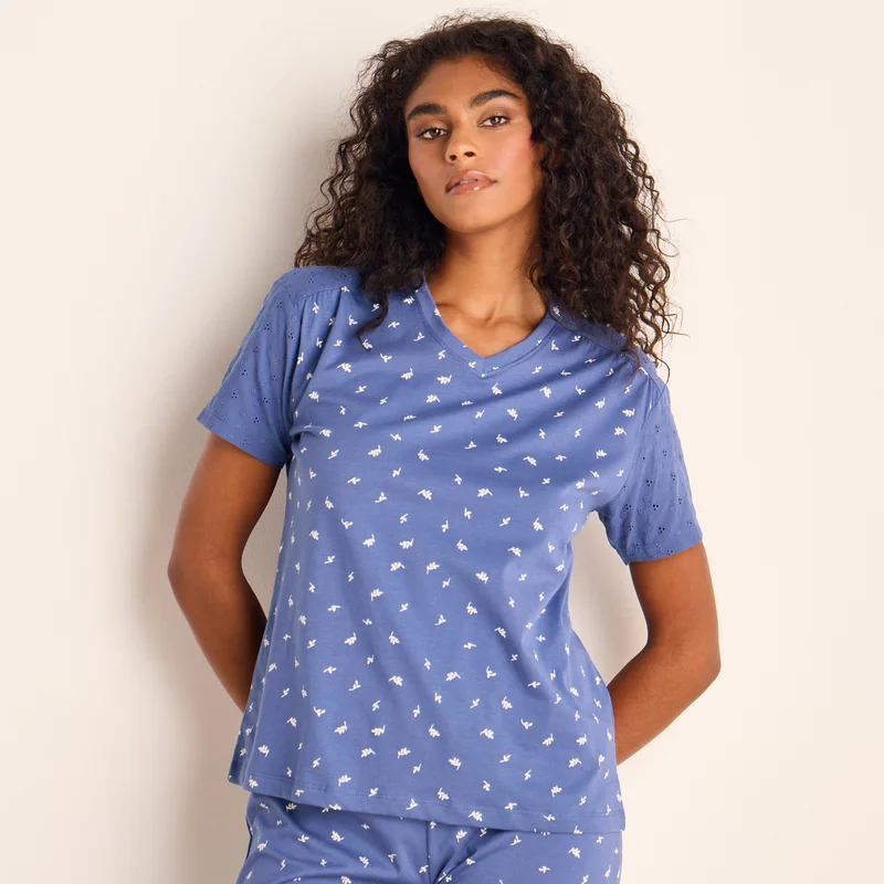 Splash FAV Printed Pyjama Set