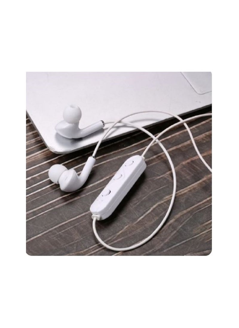 Generic Stereo Sport Bluetooth Wireless Earphone White  - Image 2