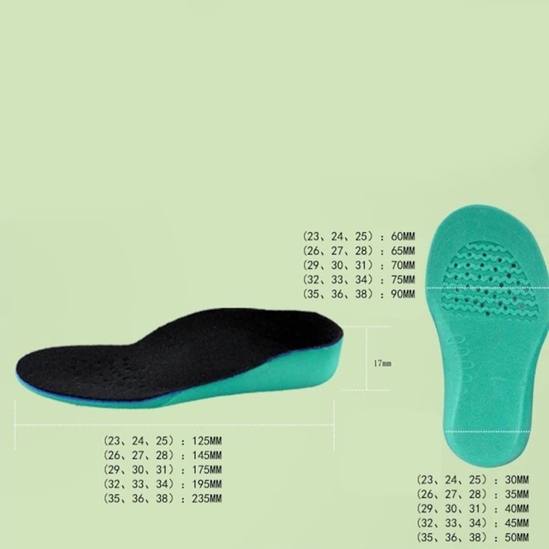 Orthotic Arch Support Insoles Size 1 Super Soft Absorbing Shoe Inserts Ventilation Comfort Stability - Image 3