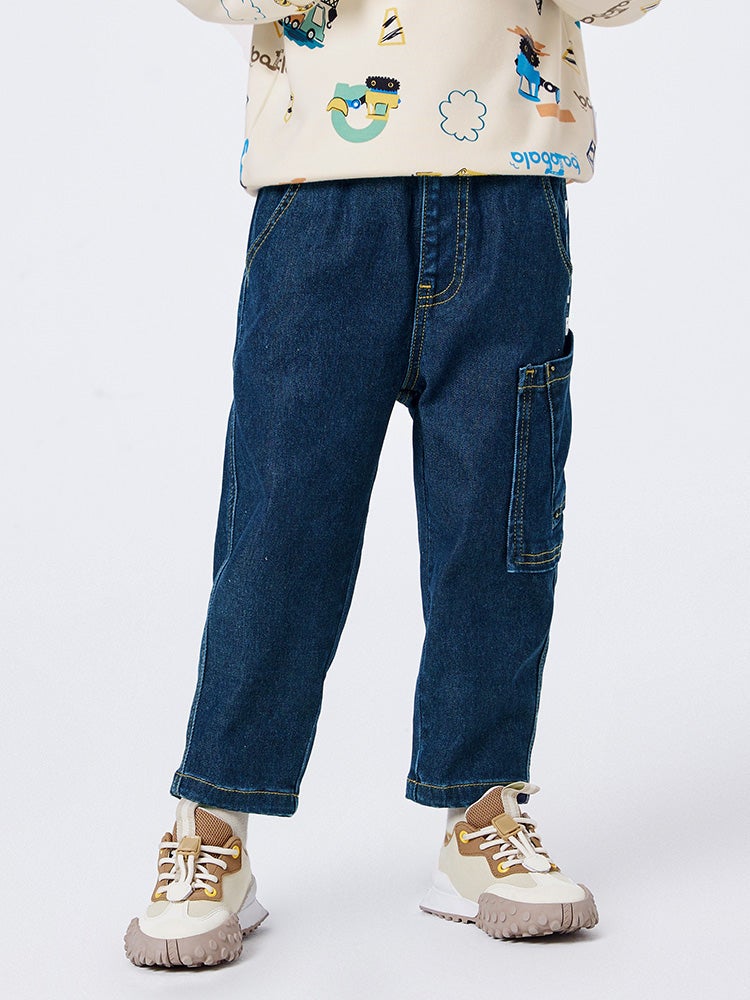 بالابالا بنطلون جينز بطبعة للأولاد - Image 1