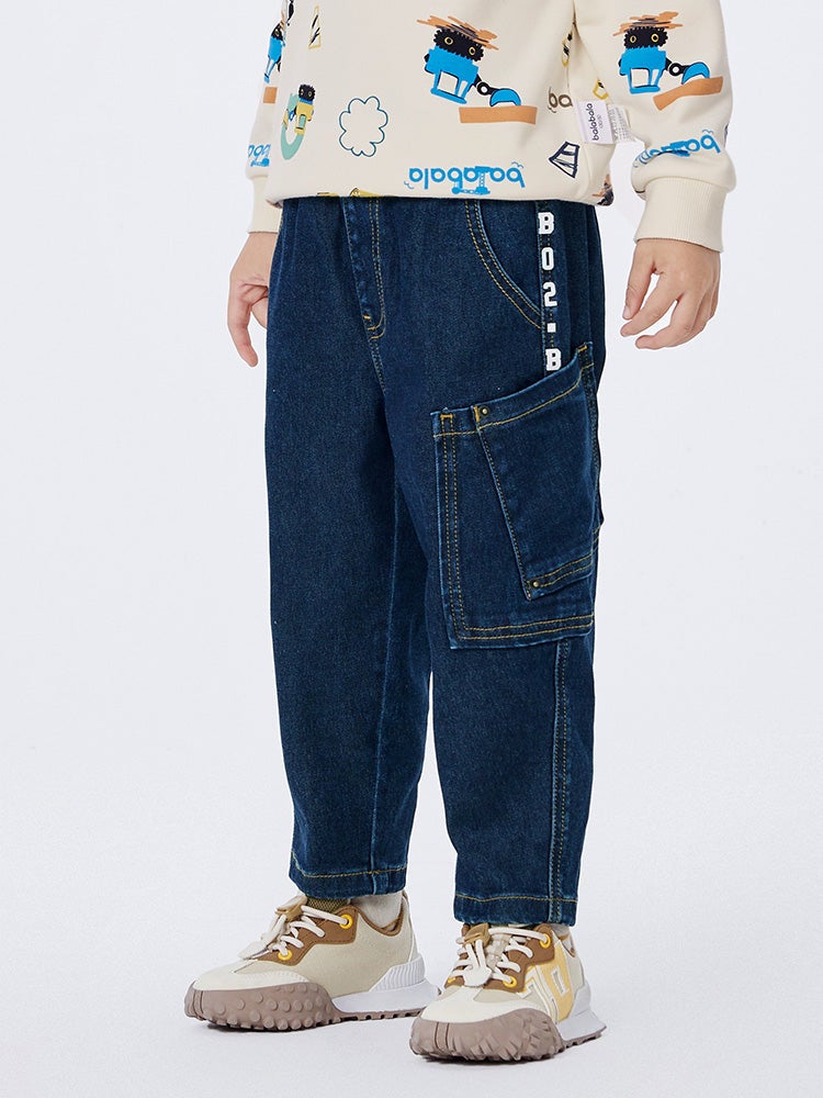 بالابالا بنطلون جينز بطبعة للأولاد - Image 2