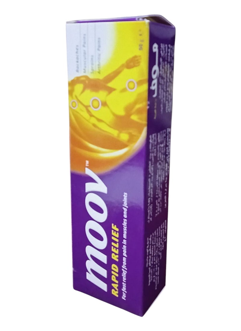 Moov Rapid Relief Ointment for Pain in Muscles and Joints 50 ml  - Image 2