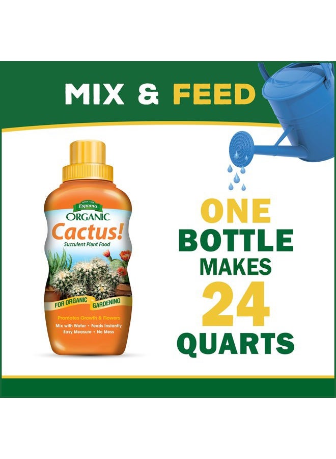 Espoma Organic Cactus! Plant Food, Natural & Organic Fertilizer for All Cactus, Succulents, Palm, and Citrus Both Indoors and Outdoors, 8 oz, Pack of 1 - Image 5