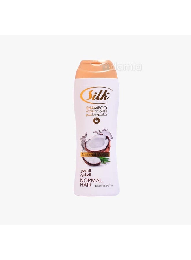 Silk Saç üçin şampun Silk Shampoo+ Conditioner "Adaty saçlar" 400ml - Image 2
