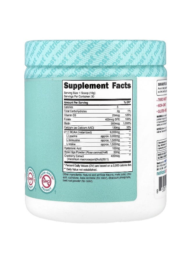 Nutricost Nutricost, Women, BCAA With Vitamin D3, Folate, Biotin, & Calcium, Peach Mango, 10.7 oz (300 g)  - Image 2