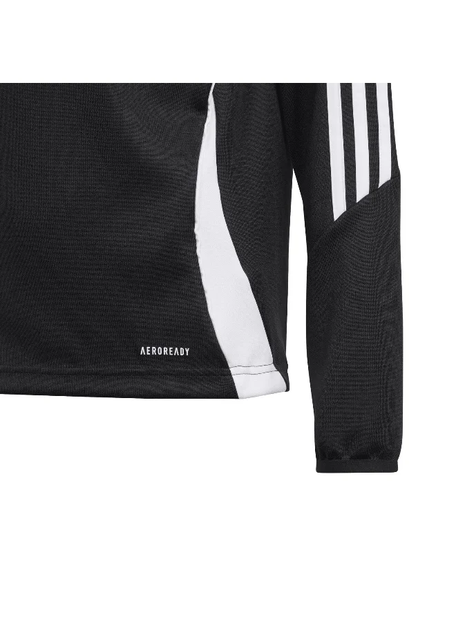 adidas تيشيرت كرة قدم تيرو 24 ترا توبي أسود للأطفال 5-6 سنوات