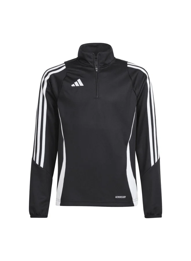 adidas تيشيرت كرة قدم تيرو 24 ترا توبي أسود للأطفال 5-6 سنوات