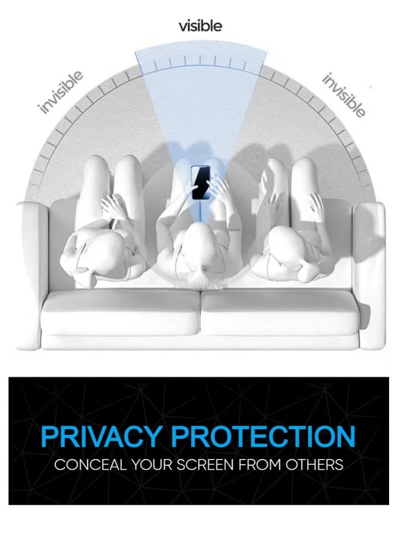 Original (2 PACK)Tempered Dustproof Privacy Glass Screen Protector Compatible For iPhone 14 Pro Max - Image 2