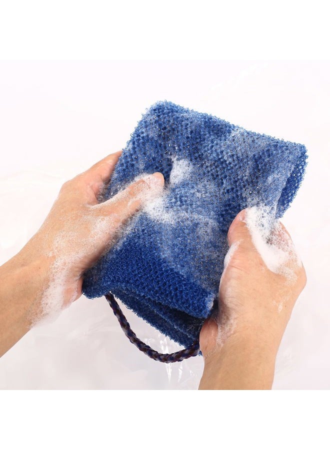 QCWN 3 PCS African Exfoliating Net,African Net Sponge,Exfoliating Body Scrubber Back Scrubber for Shower,Exfoliating Washcloth African Net Bath Sponge Exfoliating Net for Men Women Daily Shower Bathing - Image 5