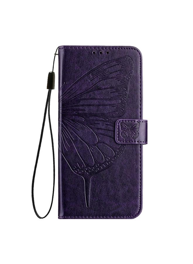 Zaboon Case For Infinix Note 40 Embossed Butterfly Leather Phone Case - Image 2